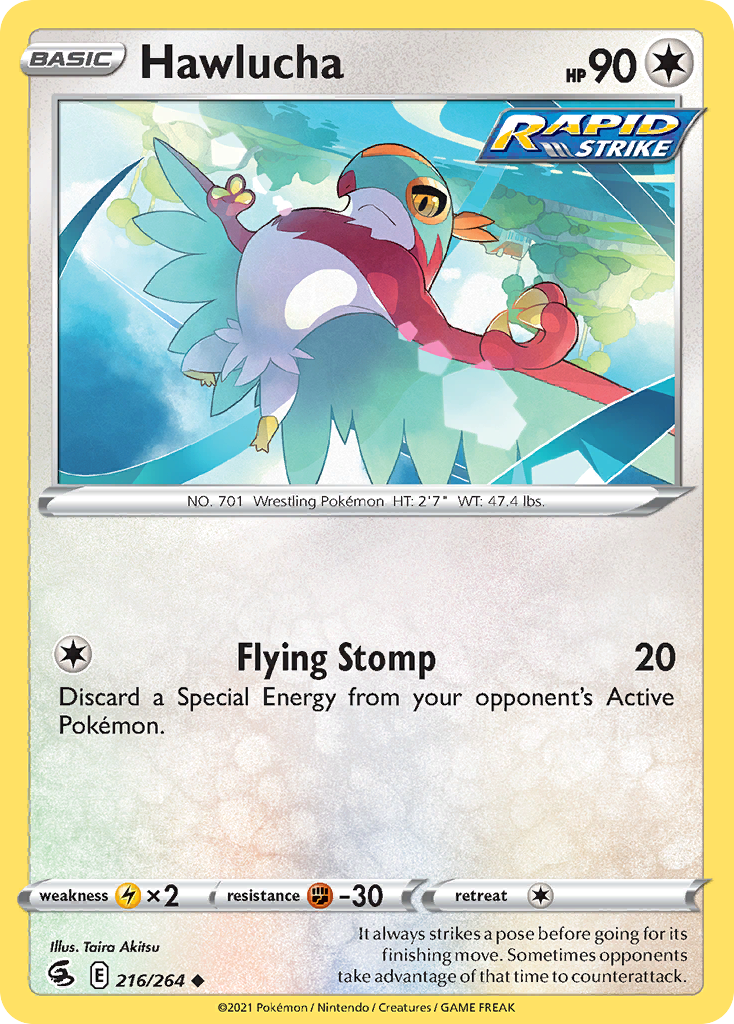 Hawlucha — Fusion Strike #216 / 264
