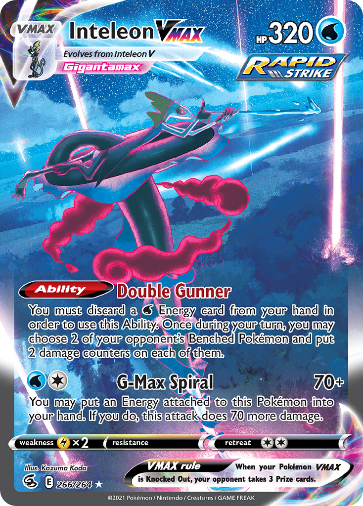Inteleon VMAX — Fusion Strike #266 / 264