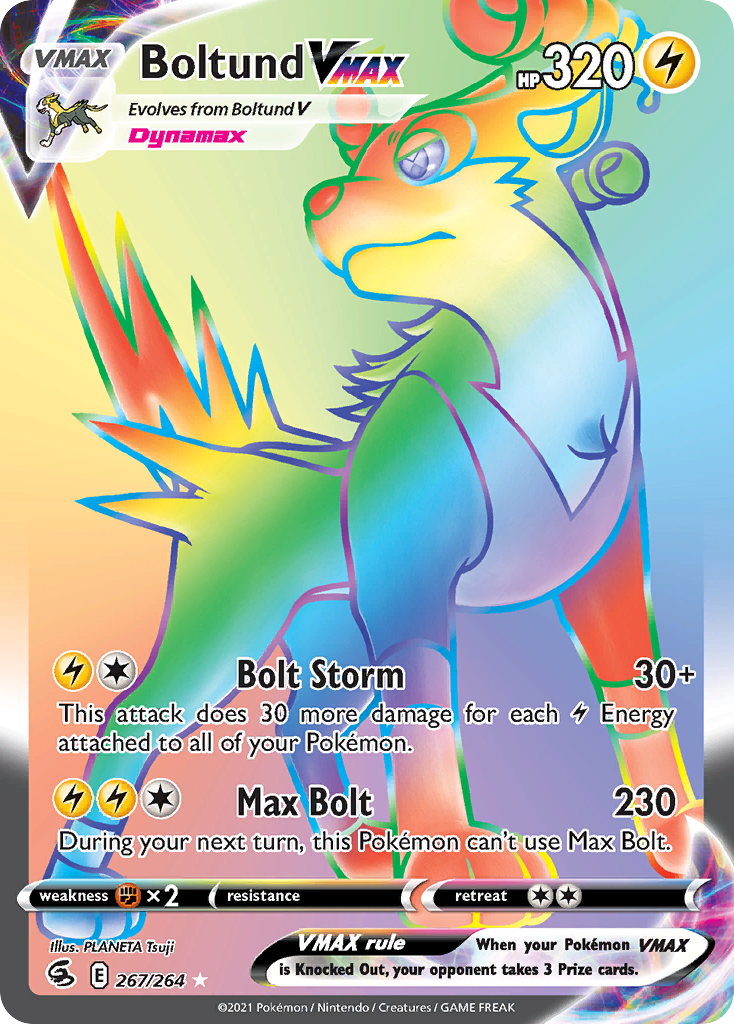 Boltund VMAX — Fusion Strike #267 / 264
