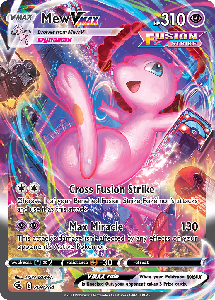 Mew VMAX — Fusion Strike #269 / 264