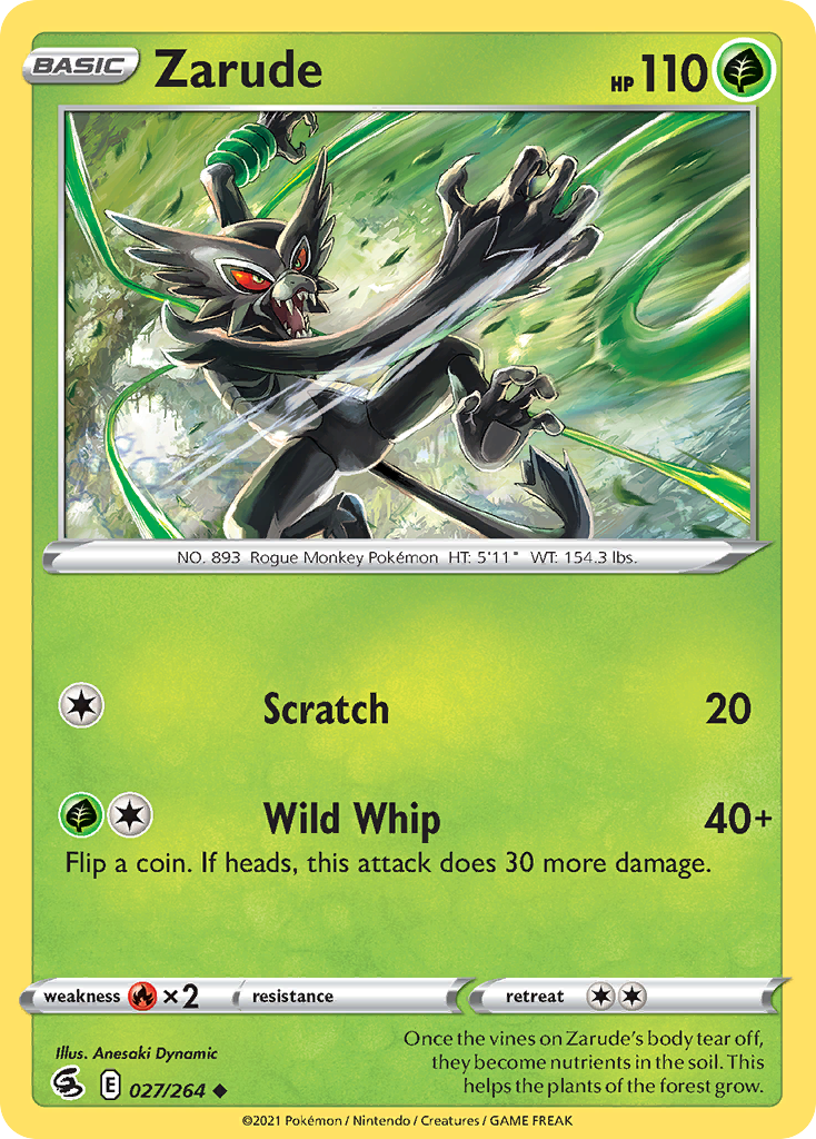 Zarude — Fusion Strike #027 / 264