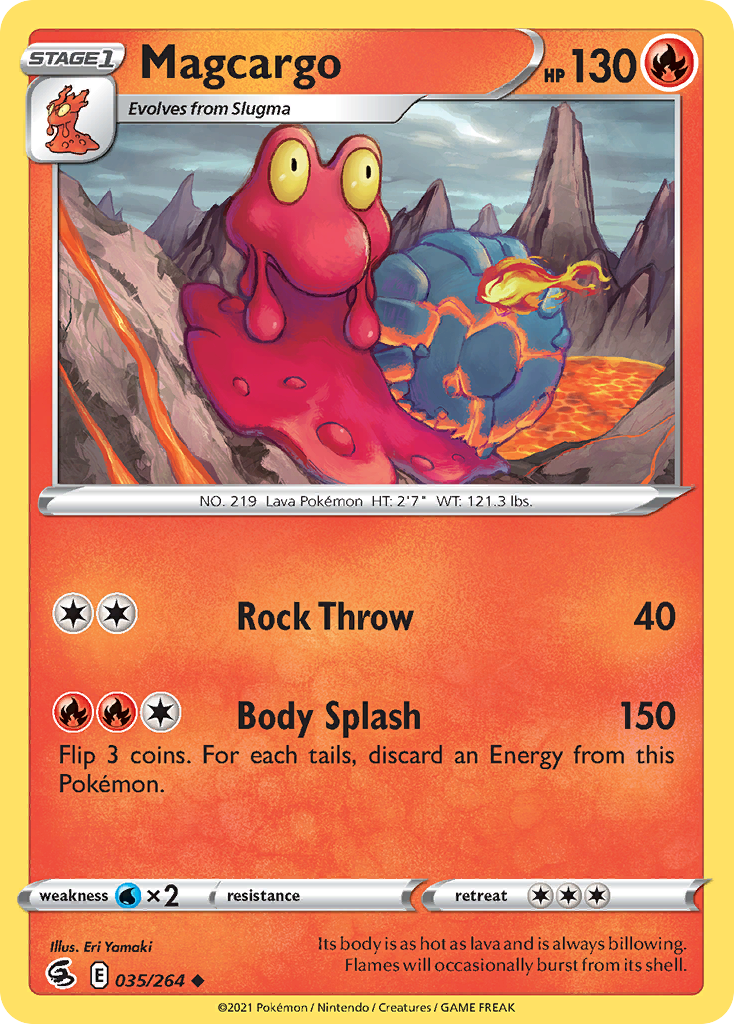 Magcargo — Fusion Strike #035 / 264
