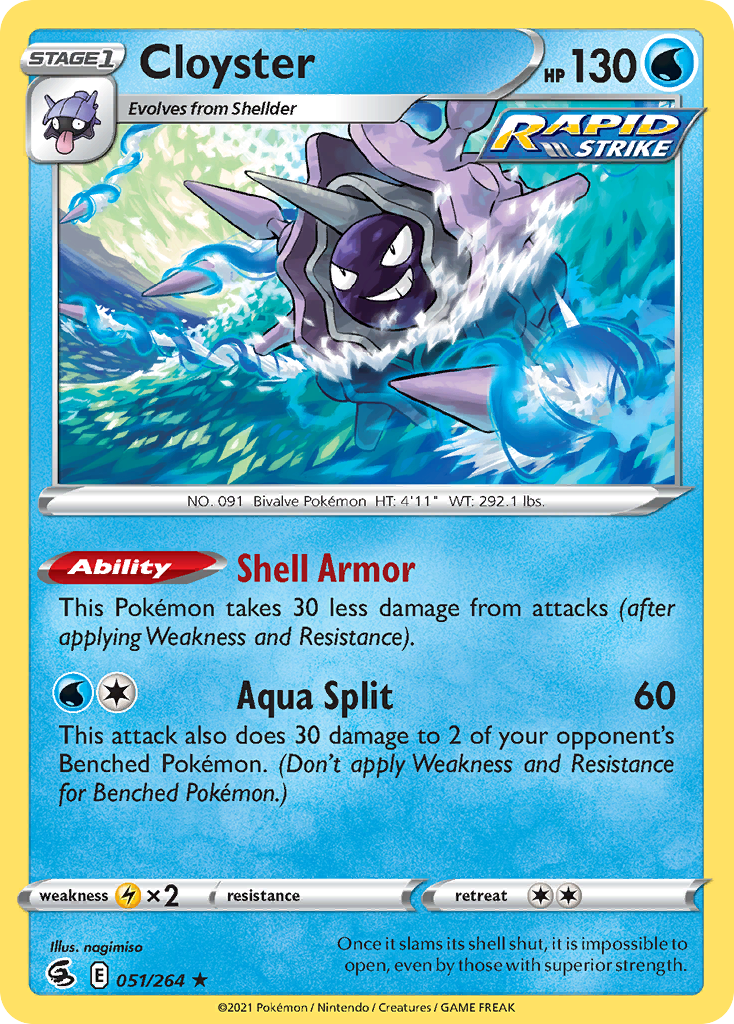 Cloyster — Fusion Strike #051 / 264