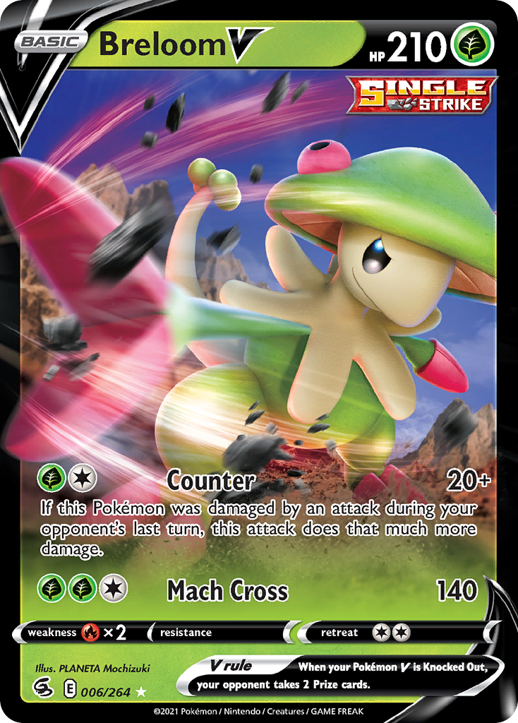 Breloom V — Fusion Strike #006 / 264