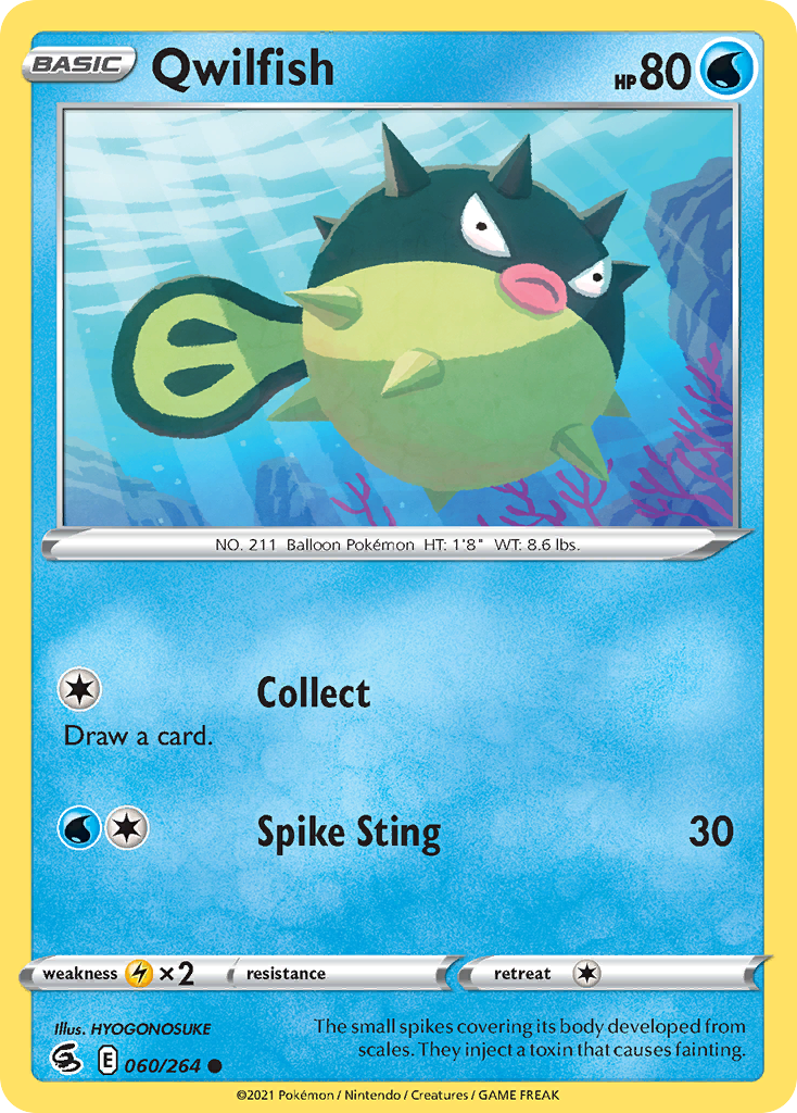 Qwilfish — Fusion Strike #060 / 264
