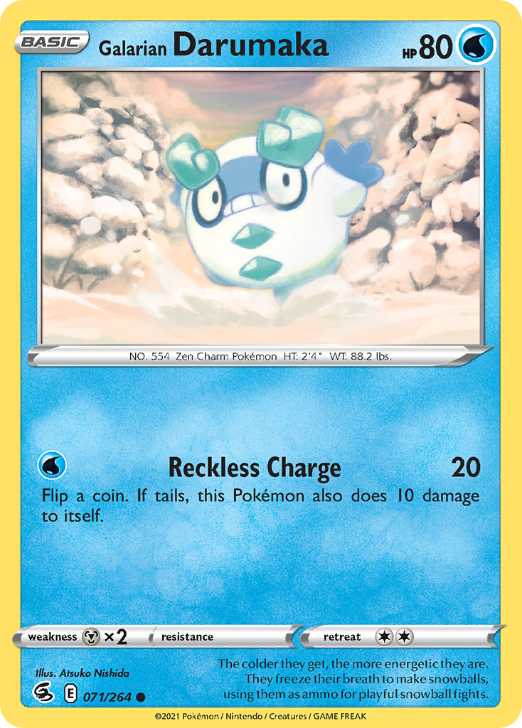 Galarian Darumaka — Fusion Strike #071 / 264