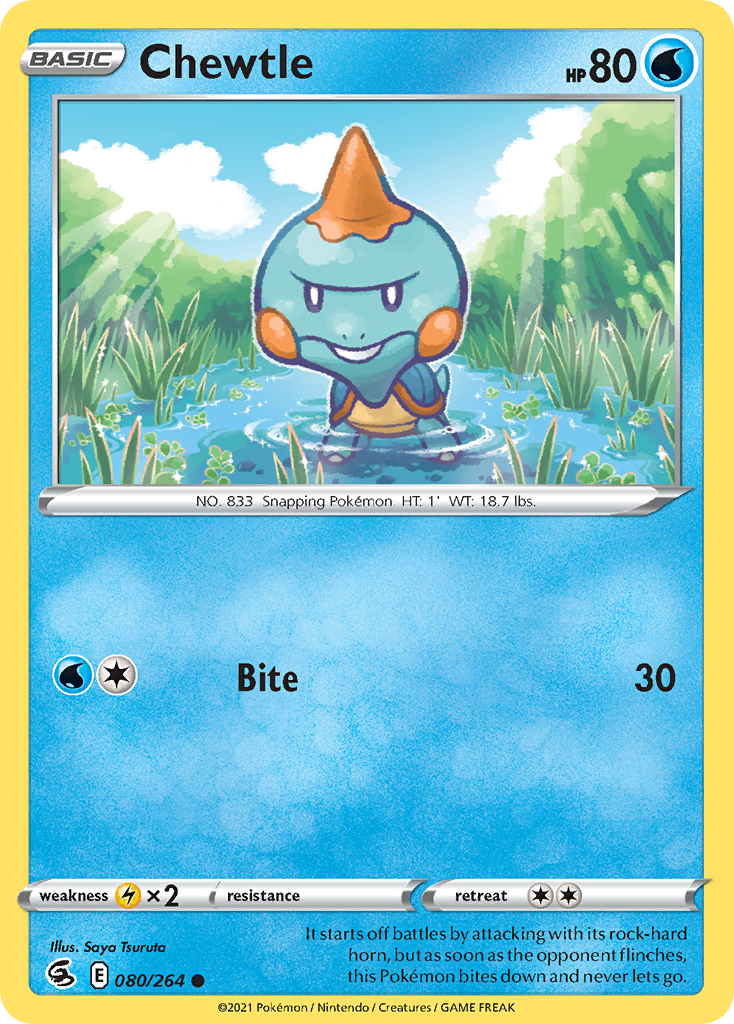 Chewtle — Fusion Strike #080 / 264