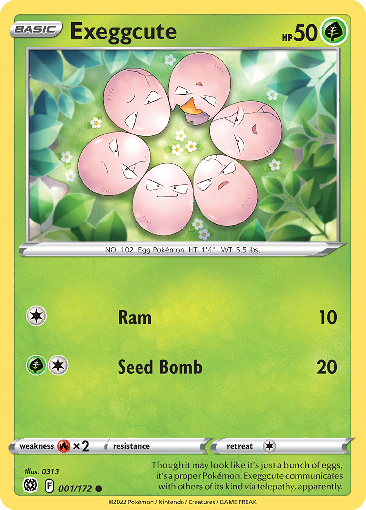 Exeggcute — Brilliant Stars #001 / 172