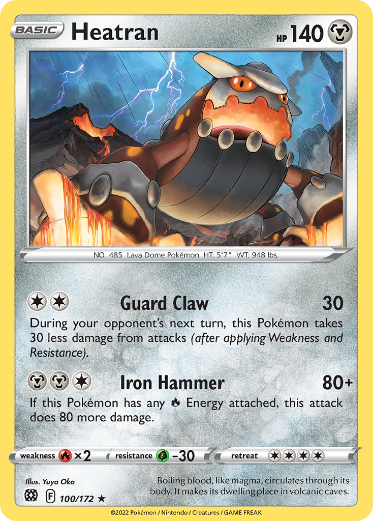 Heatran — Brilliant Stars #100 / 172