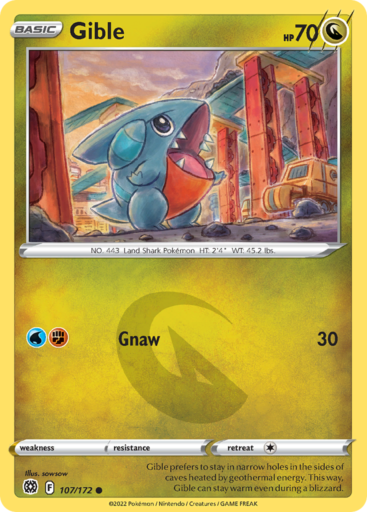 Gible — Brilliant Stars #107 / 172