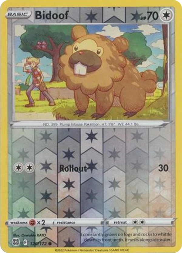 Bidoof — Brilliant Stars #120 / 172