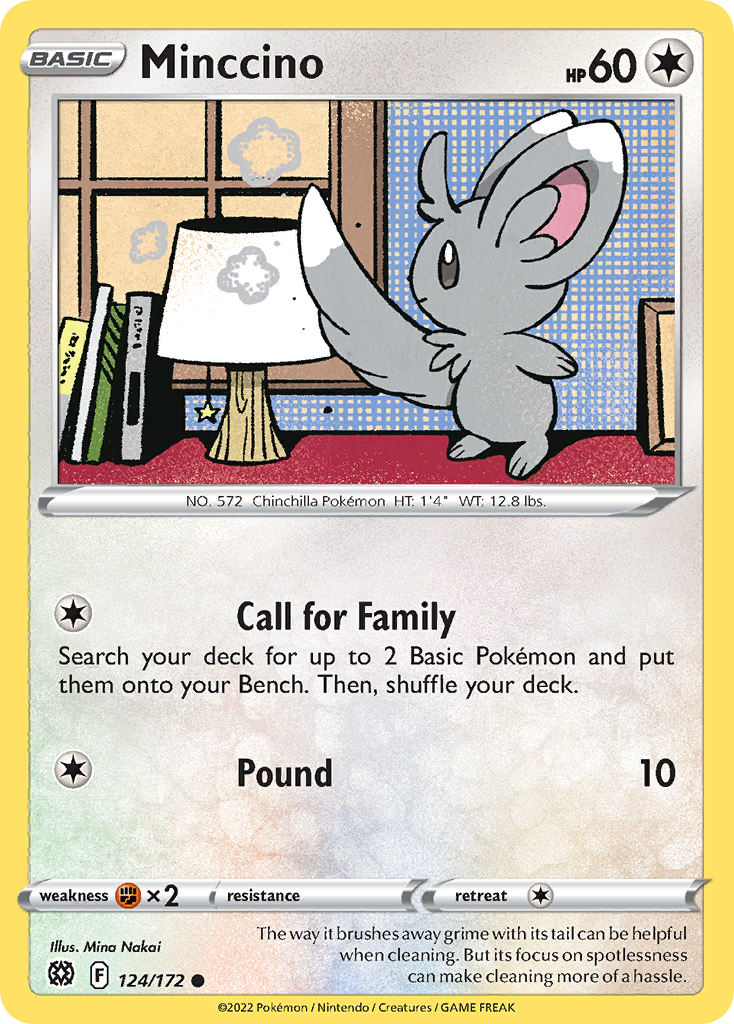 Minccino — Brilliant Stars #124 / 172