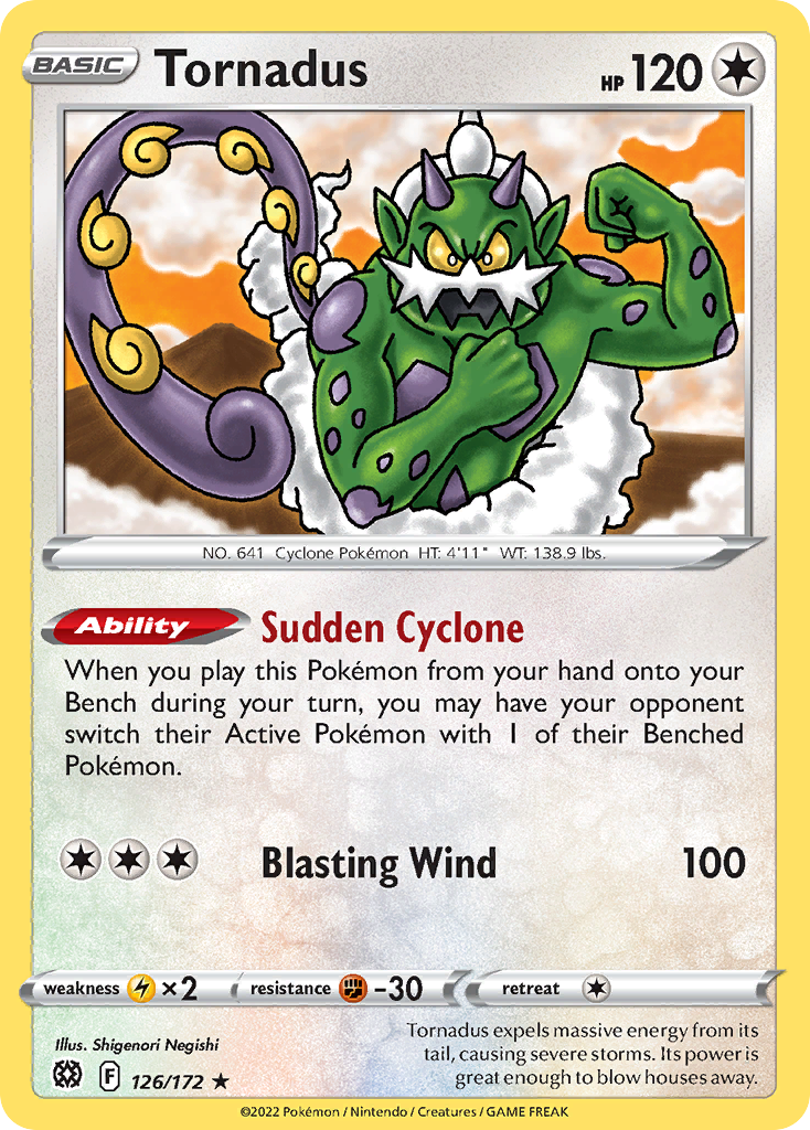 Tornadus — Brilliant Stars #126 / 172