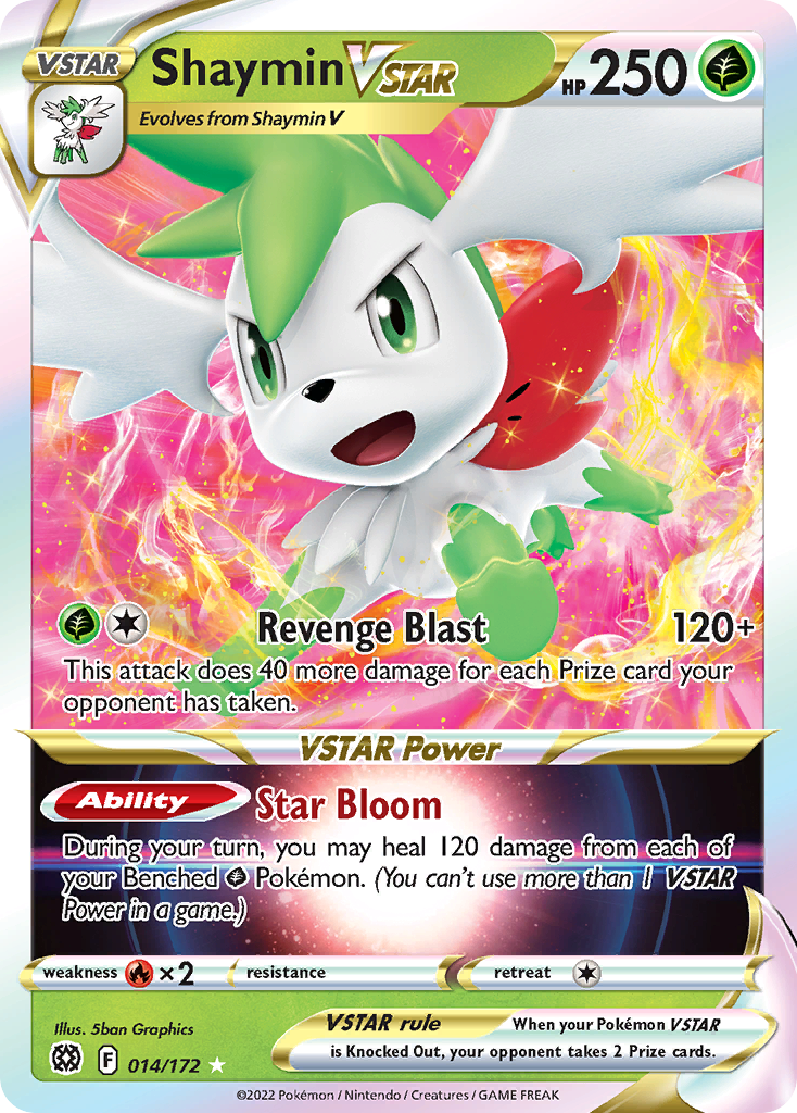Shaymin VSTAR — Brilliant Stars #014 / 172