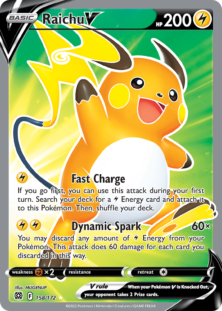 Raichu V — Brilliant Stars #158 / 172