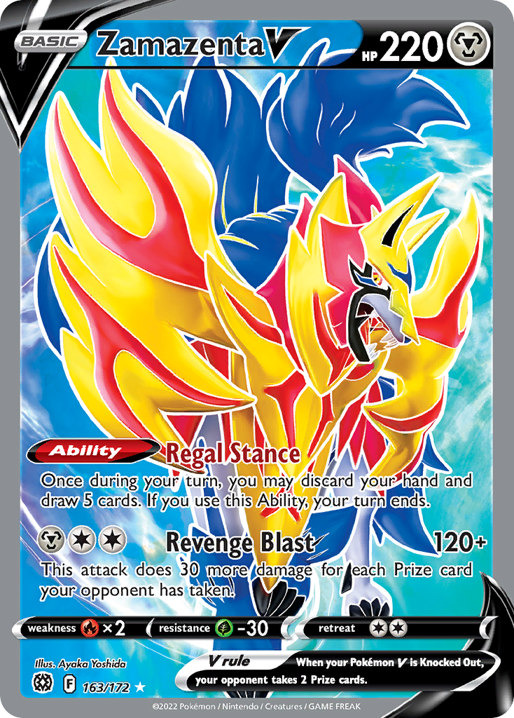 Zamazenta V — Brilliant Stars #163 / 172
