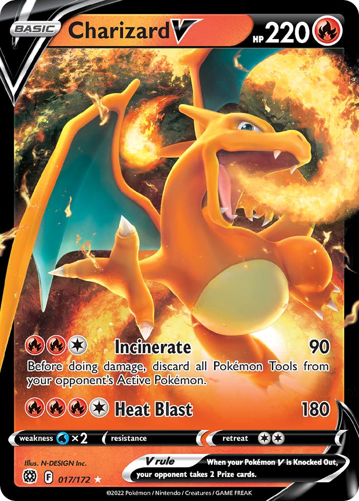 Charizard V — Brilliant Stars #017 / 172