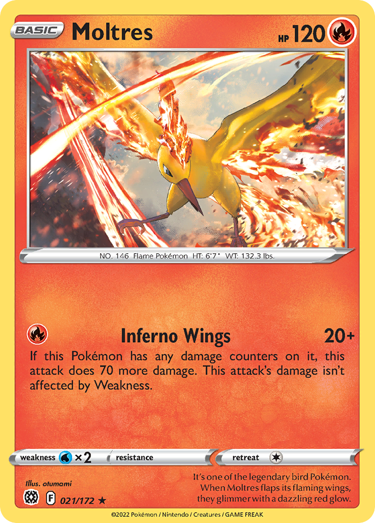 Moltres — Brilliant Stars #021 / 172