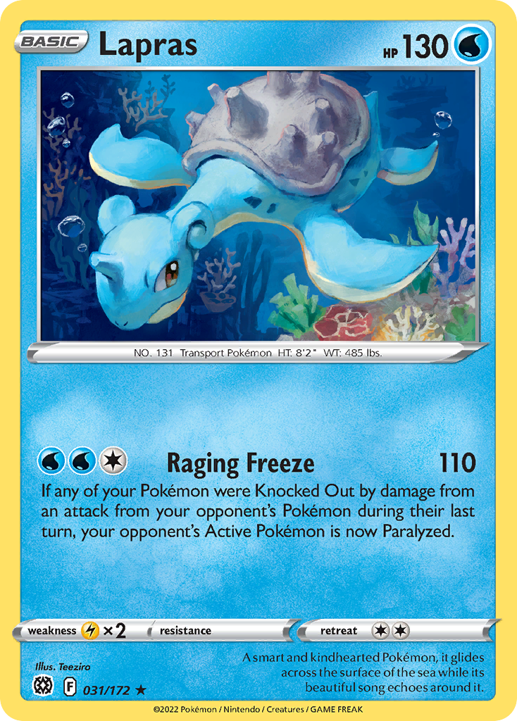 Lapras — Brilliant Stars #031 / 172