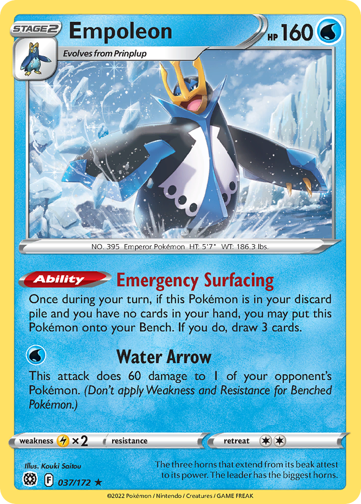 Empoleon — Brilliant Stars #037 / 172