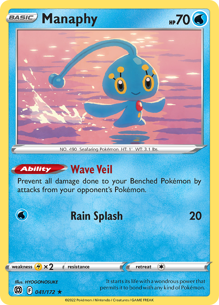 Manaphy — Brilliant Stars #041 / 172