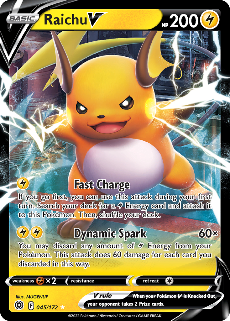 Raichu V — Brilliant Stars #045 / 172
