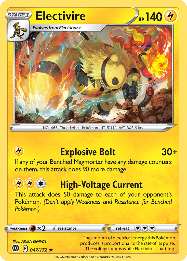 Electivire — Brilliant Stars #047 / 172