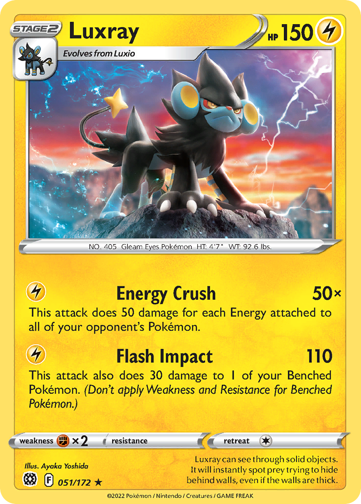 Luxray — Brilliant Stars #051 / 172