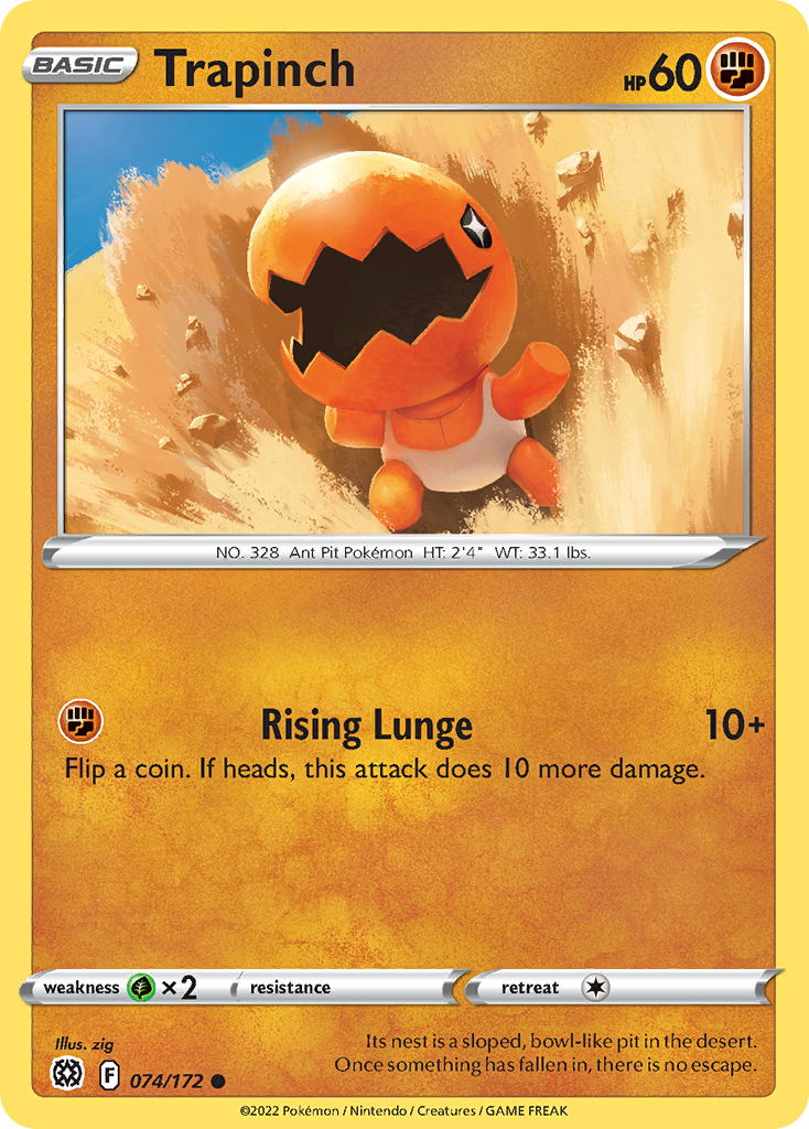 Trapinch — Brilliant Stars #074 / 172