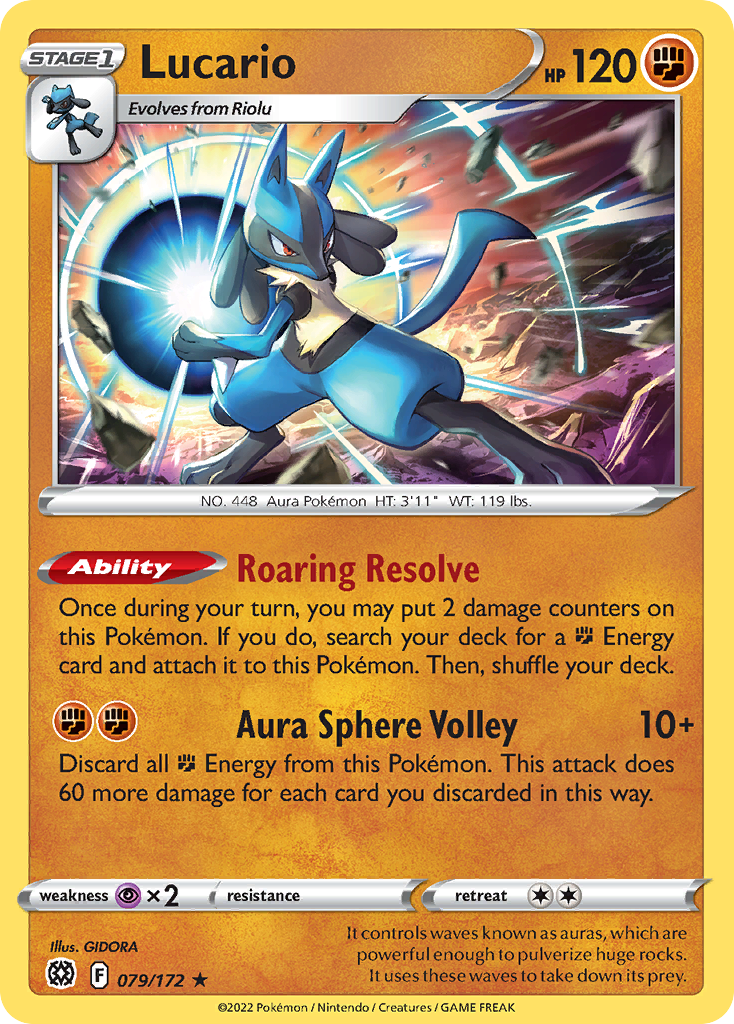 Lucario — Brilliant Stars #079 / 172