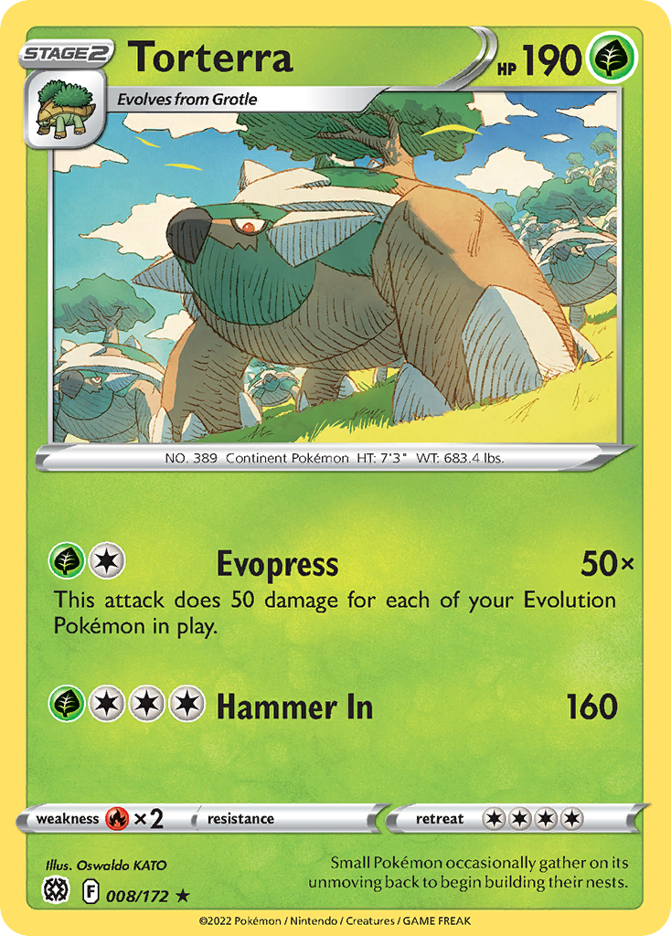 Torterra — Brilliant Stars #008 / 172