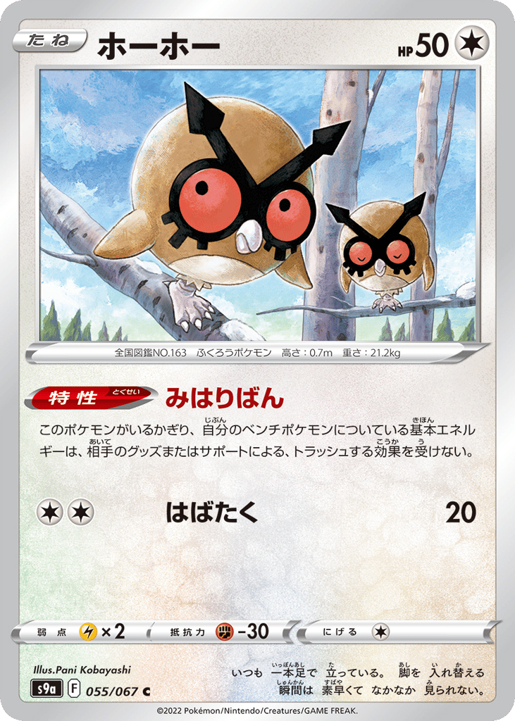Hoothoot — Battle Region #055 / 67