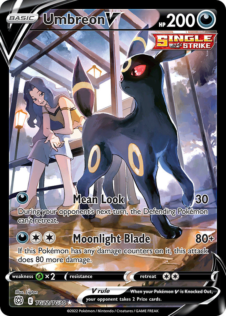 Umbreon V — Brilliant Stars Trainer Gallery #022 / 30