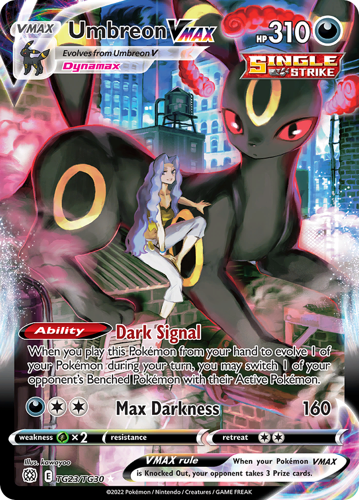 Umbreon VMAX — Brilliant Stars Trainer Gallery #023 / 30
