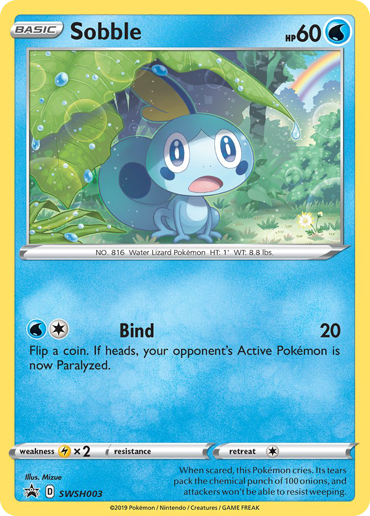 Sobble — SWSH Black Star Promos #003 / 307