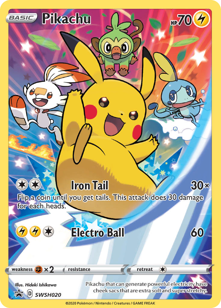 Pikachu — SWSH Black Star Promos #020 / 307