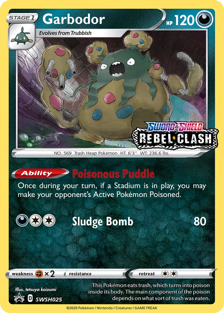 Garbodor — SWSH Black Star Promos #025 / 307