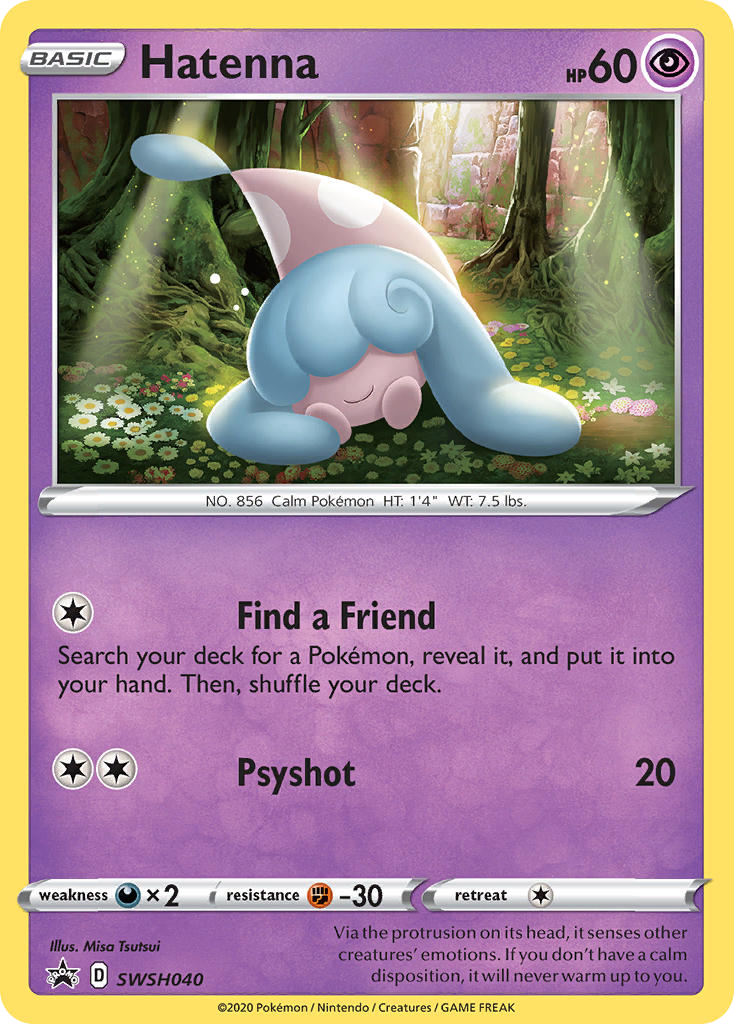 Hatenna — SWSH Black Star Promos #040 / 307