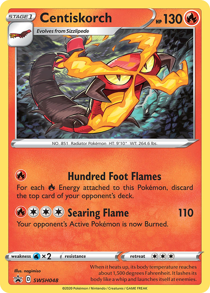 Centiskorch — SWSH Black Star Promos #048 / 307
