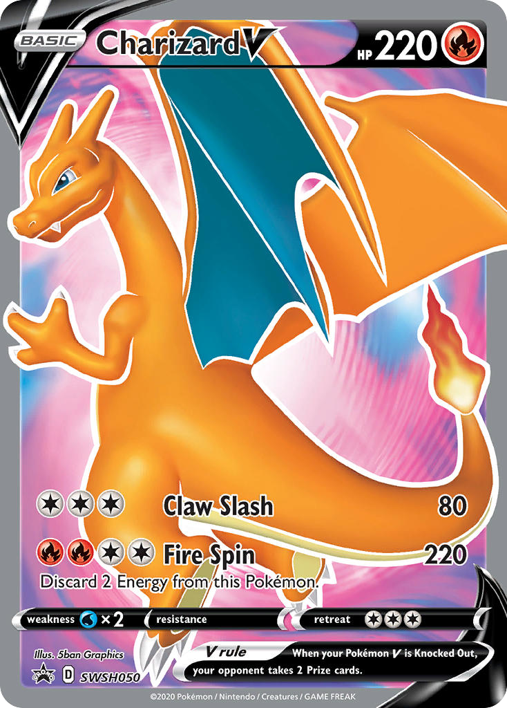 Charizard V — SWSH Black Star Promos #050 / 307