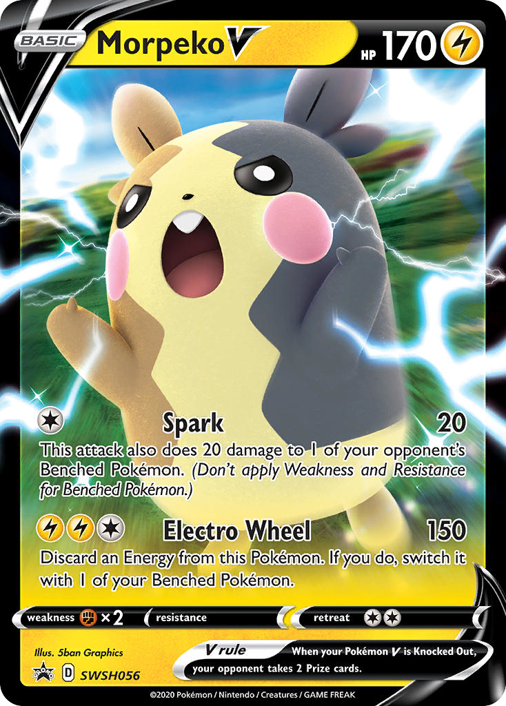 Morpeko V — SWSH Black Star Promos #056 / 307