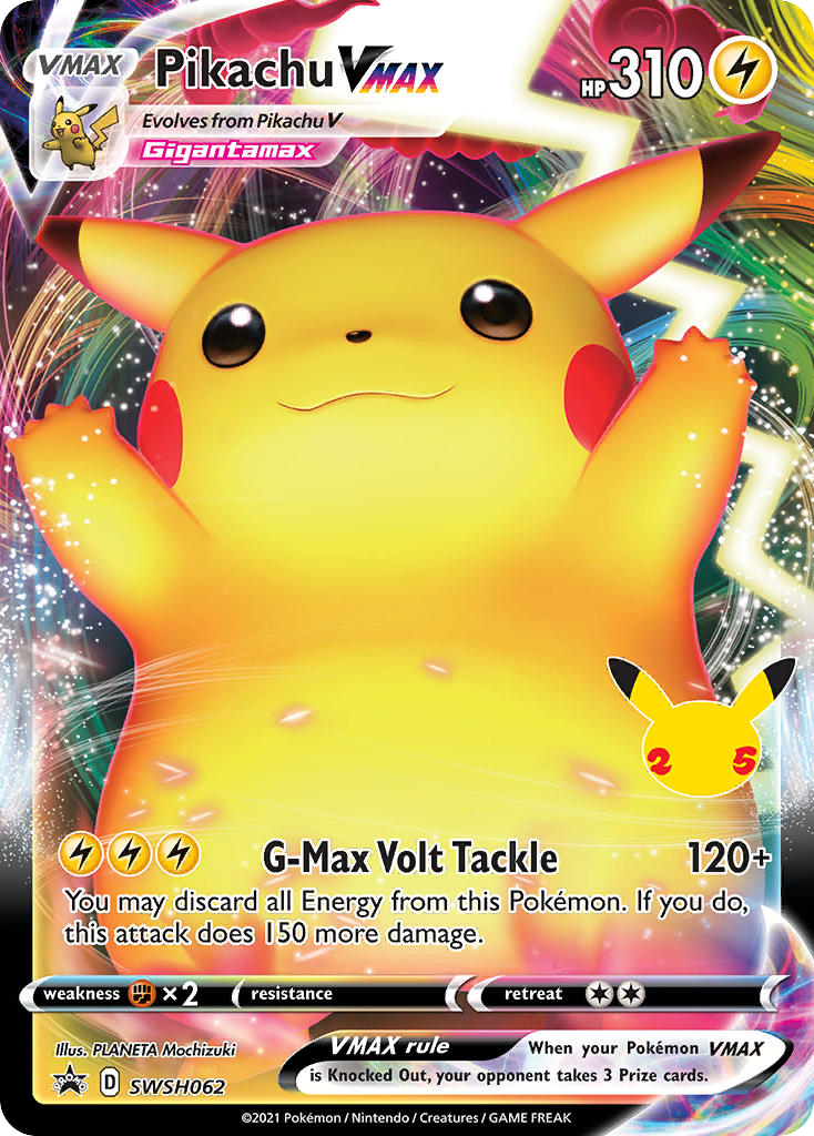 Pikachu VMAX — SWSH Black Star Promos #062 / 307