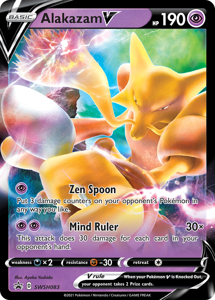 Alakazam V — SWSH Black Star Promos #083 / 307