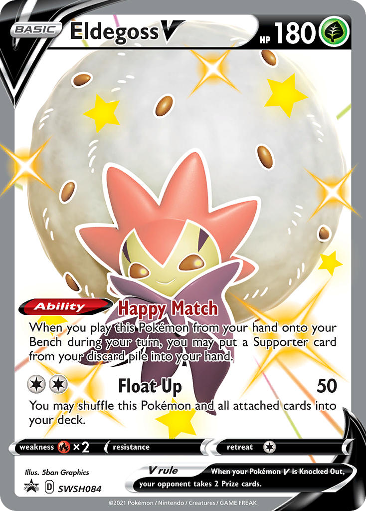 Eldegoss V — SWSH Black Star Promos #084 / 307
