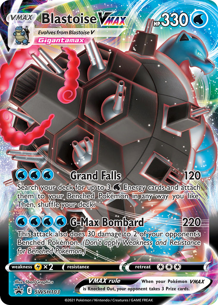 Blastoise VMAX — SWSH Black Star Promos #103 / 307