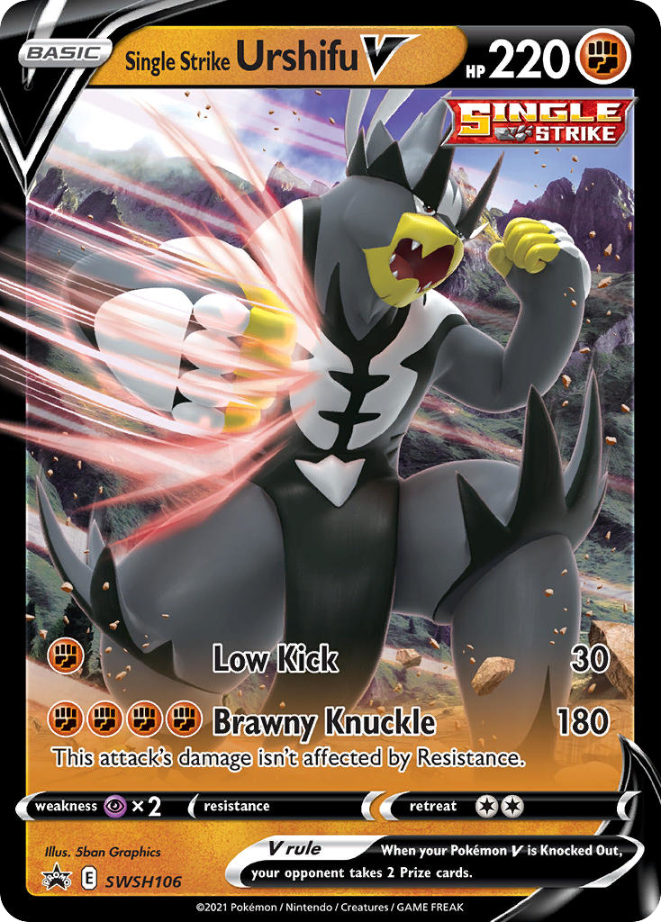 Single Strike Urshifu V — SWSH Black Star Promos #106 / 307