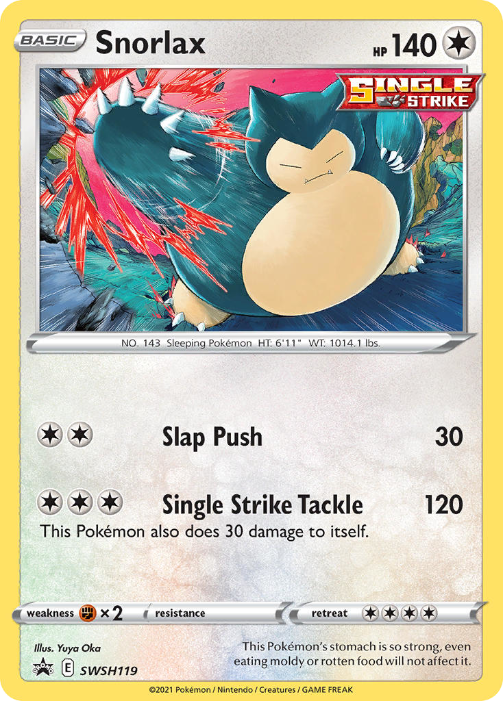 Snorlax — SWSH Black Star Promos #119 / 307