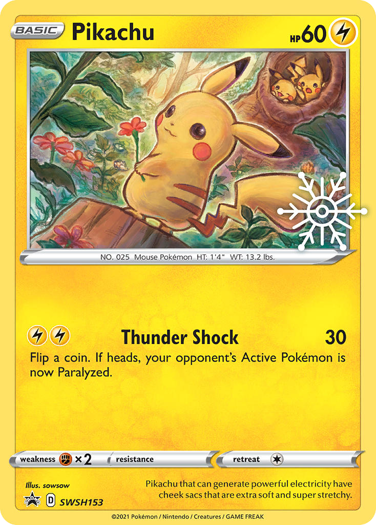 Pikachu — SWSH Black Star Promos #153 / 307