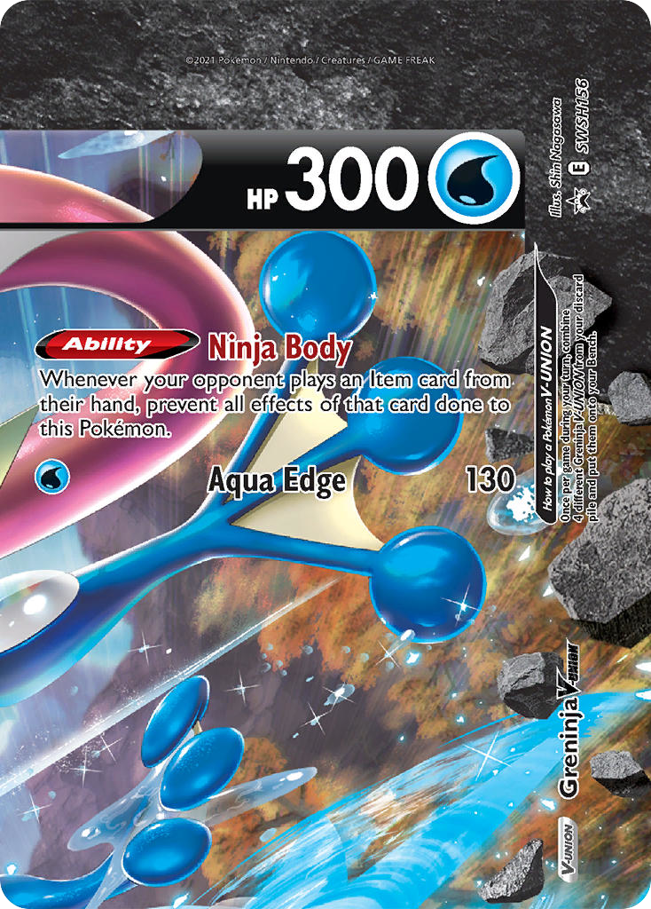 Greninja V-UNION — SWSH Black Star Promos #156 / 307