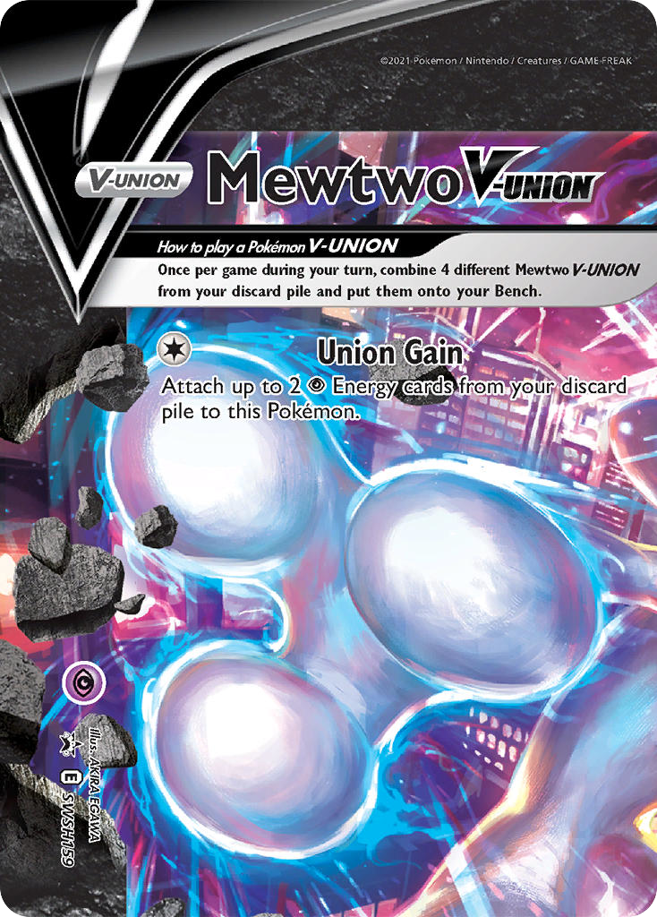 Mewtwo V-UNION — SWSH Black Star Promos #159 / 307